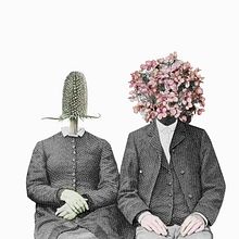 Señores flor. Fine Arts, Collage, Design, Editorial Design, Graphic Design, and Traditional illustration project by Juanma Samusenko - 07.27.2016