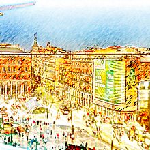 DE MADRID AL CIELO. Ein Projekt aus dem Bereich Kunstleitung, Grafikdesign und Traditionelle Illustration von Almudena Moya - 29.07.2016