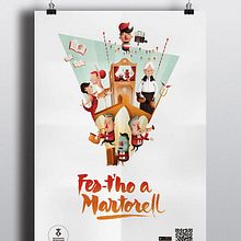 Fes-t'ho a Martorell - APP. Graphic Design, and Traditional illustration project by gaur il•lustració - 08.24.2016