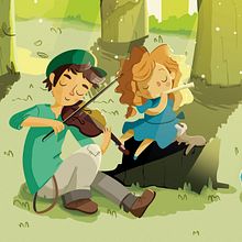 Let's play some music. Traditional illustration project by Laura Mampel Vidal - 08.03.2016
