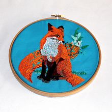 Mi Proyecto del curso: Técnicas básicas de bordado: puntadas, composiciones y gamas cromáticas. Un proyecto de Artesanía e Ilustración tradicional de Omaira Vaquero - 03.08.2016