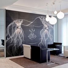 Blanco sobre negro. Interior Design, and Traditional illustration project by Víctor Martín Rodríguez - 08.04.2016