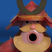 Mi Proyecto del curso:  SAMURAY. 3D project by ENMANUEL RONDON - 08.05.2016