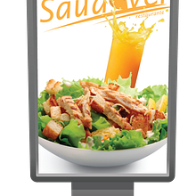 Mopi y tarjeta de visita "Saudável". Un projet de Design graphique , et Publicité de Lídia Gonçalves - 05.08.2016