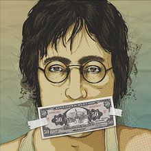  John Lennon . Editorial Design, and Traditional illustration project by ENANO EH - 01.07.2014