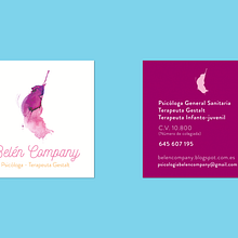 Branding "Belen Company", psicóloga terapeuta Gestalt. Un progetto di Br, ing, Br e identit di Punts suspensius ilustración y diseño - 07.08.2016