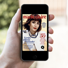 Marie Claire Brazil iPhone. Art Direction, Graphic Design, Interactive Design, Editorial Design, Mobile Design, and UX / UI project by Evelyn Leine Gargiulo - 08.07.2016