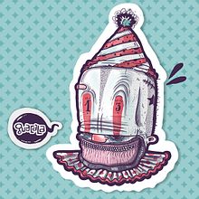GUACALA CLOWN No. 2. Un progetto di Design, Character design e Illustrazione tradizionale di Guacala Studio - 10.08.2016