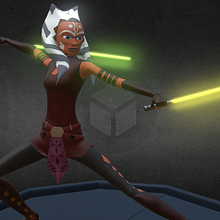 Ahsoka Tano - Star Wars: Las Guerras Clon. 3D project by Alejandro Guillén - 08.10.2016