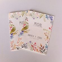 Misal de boda. Andrea y Jordi . Design, and Graphic Design project by vbernabe - 08.11.2016