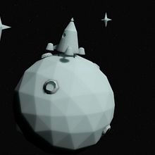 "In my moon" - Low Poly. 3D, Animation, Collage, Art Direction, Sculpture, Traditional illustration, Motion Graphics, Photograph, Post-production, Design, Lighting Design, and Character Design project by Sara G.F. Muriel - 08.14.2016