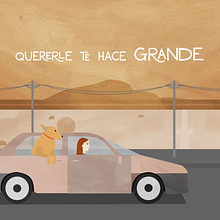 Quererle te hace grande. Piénsalo bien.. Motion Graphics projeto de Gustavo Vílchez Molina - 13.08.2016