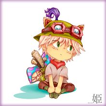 Chibi Teemo Drawing. Comic, and Design project by Sara C. Rodríguez - 08.14.2016