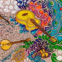 Music. Design, Traditional illustration, and Packaging project by Chema G. Baena Art - 08.14.2016
