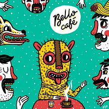 Cortinas Santa María la Ribera. Street Art, Design, Character Design, Traditional illustration, T, and pograph project by jozedaniel - 12.19.2016