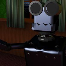 Robot 3DMax. Een project van 3D, Animatie, Film, video en televisie,  Art direction y  Ontwerp van Sofi Belen Di Lullo - 09.08.2016