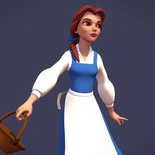 Beauty / Bella. 3D, and Character Design project by gesiOH - 08.16.2016