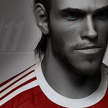 Gareth Bale. 3D, and Character Design project by gesiOH - 08.16.2016