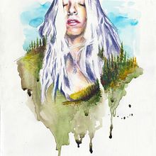 Up On The Hill Ein Projekt aus dem Bereich Bildende Künste und Traditionelle Illustration von Mentiradeloro Esther Cuesta - 17.08.2016