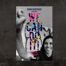 Cartel Divas Skateras. Art Direction, and Graphic Design project by Evelyn Leine Gargiulo - 08.17.2013