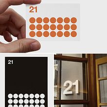 Imagen restauranrante 21 plats. Un progetto di Br, ing, Br, identit e Tipografia di Enric Jardí - 18.08.2016