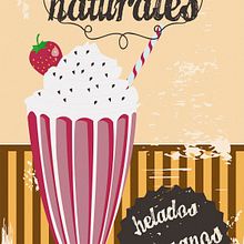 Cartel de batidos. Un proyecto de Diseño e Ilustración tradicional de MAITANE GARCIA CUENCA - 18.08.2016