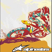 ANUNCIO ALPINESTAR. Un proyecto de Diseño gráfico de Tony Gutierrez Trujillano - 29.08.2016
