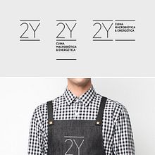 2Y, restaurante macrobiótico. Un progetto di Br, ing, Br, identit e Tipografia di Enric Jardí - 20.08.2016