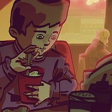 Ice cream time. Traditional illustration project by Dani Maiz - 08.22.2016