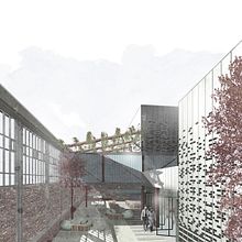 Renders ilustrados arquitectura. Architecture, and Traditional illustration project by Alacuerno - 08.23.2016