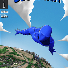 Blueman. Comic project by Roger Bernad - 02.14.2013