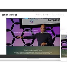 Web site for Salim Ismail, author of Exponential Organizations. Web Development, and Web Design project by Esther Martínez Recuero - 08.25.2016