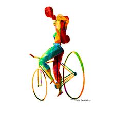 Fixie Girls. Las bicicletas son para el verano.. Un proyecto de Diseño, Diseño de personajes, Ilustración tradicional y Publicidad de Jesús Escudero - 25.08.2016