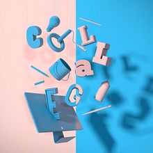 Hanging . 3D, Design, Design grafic și Tipografie de Pablo Sanchez - 08.26.2016