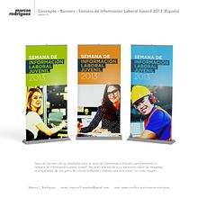 Concepto - Banners - Semana de Información Laboral Juvenil 2013 (España) . % Marcos Leopoldo Rodríguez tarafından hazırlanan Grafik Tasarım projesi - 08.25.2016