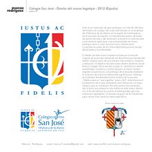 Colegio San José - Diseño del nuevo logotipo - 2012 (España). Un progetto di Br, ing, Br, identit e Graphic design di Marcos Leopoldo Rodríguez - 25.08.2016