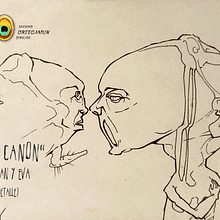 El Cánon de Ortegamun. Serie de dibujos a tinta china sobre papel.. Fine Arts, Character Design, Traditional illustration, and Painting project by Juan Miguel Ortega Muñoz - 08.26.2016