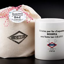 Diseño invitaciones y detalles boda G&J. Design gráfico projeto de Nuria Somalo Cervantes - 27.08.2016