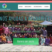 Creciendo en Nepal. Un progetto di Web design di Álvaro Alcibi Baquero - 30.12.2015