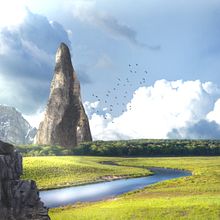Mi Proyecto del curso: Matte Painting: creando mundos fotorrealistas. Un proyecto de Ilustración tradicional, Paisajismo y Post-producción fotográfica		 de Mario Manso Lorenzo - 28.08.2016