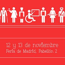 Empleo y Discapacidad 2014 - Imagen y Material Gráfico. Un proyecto de Diseño, Diseño editorial y Diseño gráfico de Nuria Muñoz - 28.08.2016