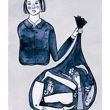 How much is enough?. Traditional illustration project by Alicia PicoMalvado - 08.29.2016