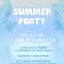 Cartel para fiesta veraniega en Murano Alcorcón. Un progetto di Design e Graphic design di Marco José Carrera Villén - 29.08.2016