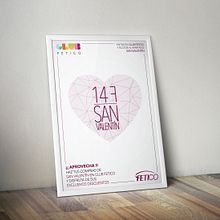 Diseño gráfico - Cartel publicitario "San Valentín". Projekt z dziedziny Projektowanie graficzne użytkownika Oliver Martín - 30.08.2016