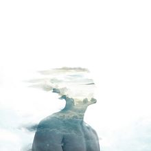 Nubes por cabeza. Fine Arts, Collage, Design, Character Design, Graphic Design, Photograph, Traditional illustration, Photograph, and Post-production project by Juanma Samusenko - 09.01.2016