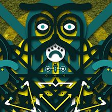 MONOWAR poster. Traditional illustration project by Diego Lara Saltos - 09.01.2016