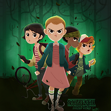 Stranger Things. Un progetto di Character design e Illustrazione tradizionale di Núria Aparicio Marcos - 01.09.2016
