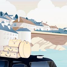 The London Magazine / Costa británica. Un proyecto de Diseño editorial e Ilustración tradicional de Carla Lucena - 01.09.2016