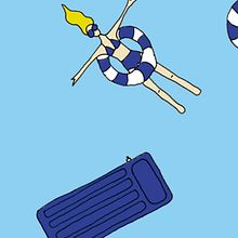 Summer - pattern. Graphic Design, and Traditional illustration project by Anabel Valera - 09.02.2016