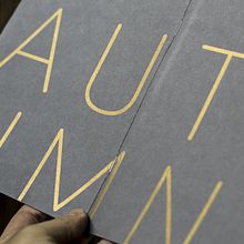 Autumn Menu for Behind This Wall. Br, ing e Identidade, Direção de arte, e Design gráfico projeto de David Matos - 02.09.2016